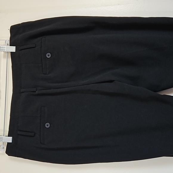 Apostrophe Black Pleated Tapered Leg Pants Size 10 - Picture 5 of 15